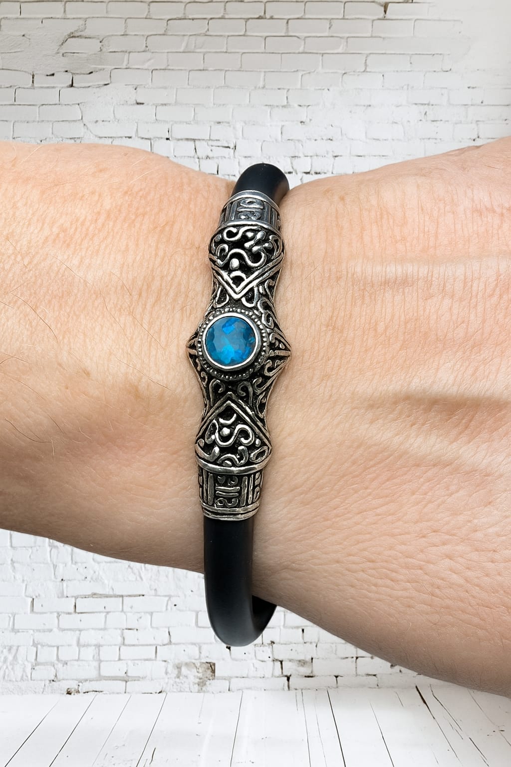 Artisan Silver Tone Cuff Bracelet