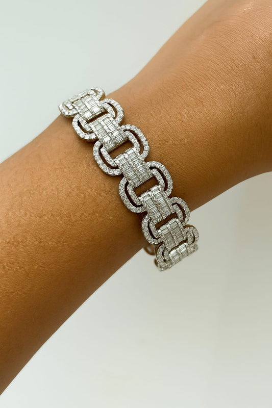 Diamond Studded Charm bangle Braclete