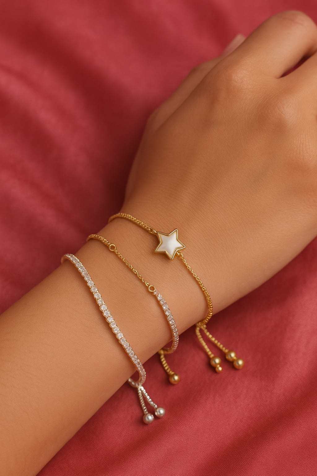Rose Gold Fishbone Bracelet