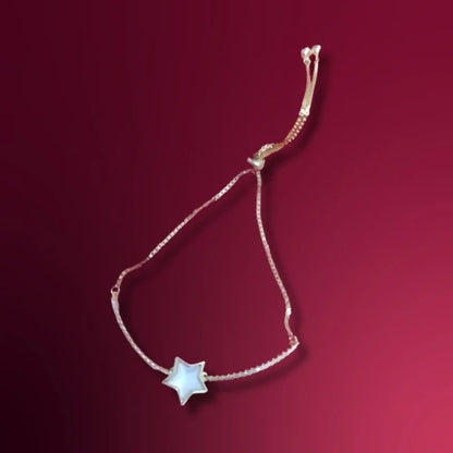 Rose Gold Star Charm Bracelet