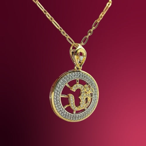 Stylish 3D Om Pendant