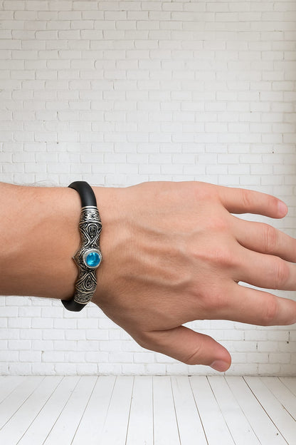 Artisan Silver Tone Cuff Bracelet