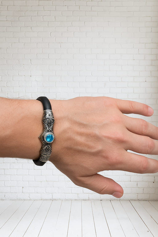 Artisan Silver Tone Cuff Bracelet