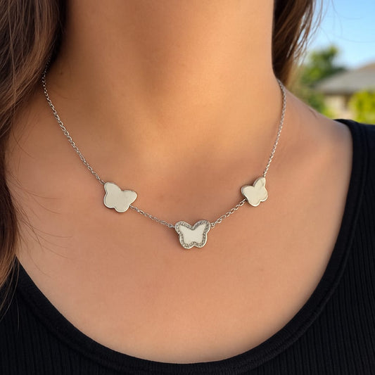 Rose Gold Butterfly Necklace
