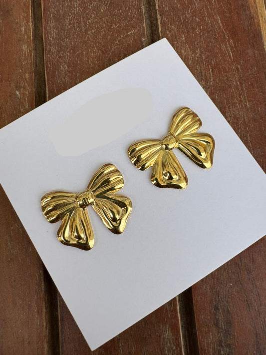 Gold Plated Knot Earing