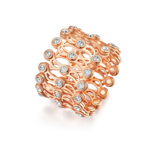 Rose gold Magic Rings cum Bracelets